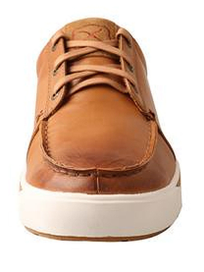 Twisted X MCA0047 Mens Rice Husk Outsole Casual Shoes Tan front and side view. If you need any assistance with this item or the purchase of this item please call us at five six one seven four eight eight eight zero one Monday through Saturday 10:00a.m EST to 8:00 p.m EST