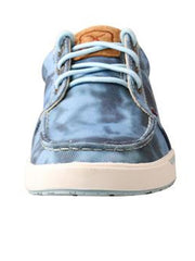 Twisted X WCA0043 Womens Rubber Outsole Casual Shoes Blue Tie Dye front view. If you need any assistance with this item or the purchase of this item please call us at five six one seven four eight eight eight zero one Monday through Saturday 10:00a.m EST to 8:00 p.m EST
