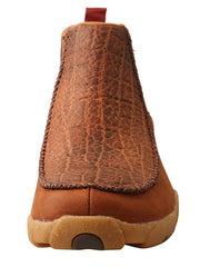 Twisted X MDMG004 Mens 4 Inch Chelsea Driving Moc Tan Spice full front view. If you need any assistance with this item or the purchase of this item please call us at five six one seven four eight eight eight zero one Monday through Saturday 10:00a.m EST to 8:00 p.m EST