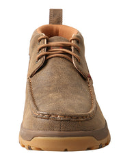 Twisted X MXC0001 Mens Chukka Driving Moc With CellStretch® Bomber front view. If you need any assistance with this item or the purchase of this item please call us at five six one seven four eight eight eight zero one Monday through Saturday 10:00a.m EST to 8:00 p.m EST