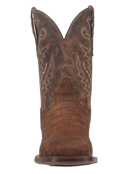 Dan Post DP4896 Mens Western Mickey Caiman Boots Tan full front view. If you need any assistance with this item or the purchase of this item please call us at five six one seven four eight eight eight zero one Monday through Saturday 10:00a.m EST to 8:00 p.m EST