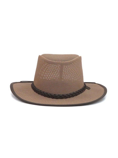 American Hat Makers SOAKER Breathable Wide Brim Sun Hat Sand front view. If you need any assistance with this item or the purchase of this item please call us at five six one seven four eight eight eight zero one Monday through Saturday 10:00a.m EST to 8:00 p.m EST