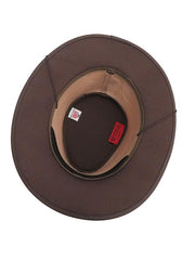 American Hat Makers SOAKER Breathable Wide Brim Sun Hat Sand inside view. If you need any assistance with this item or the purchase of this item please call us at five six one seven four eight eight eight zero one Monday through Saturday 10:00a.m EST to 8:00 p.m EST