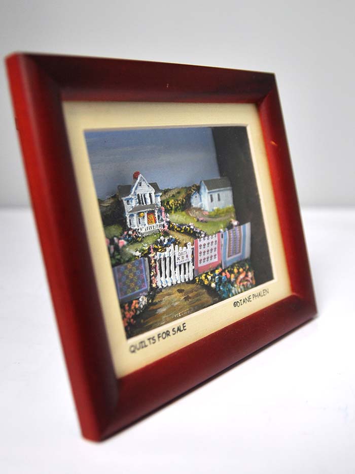 Diane Phalen "Quilts For Sale" Decor Small Frame