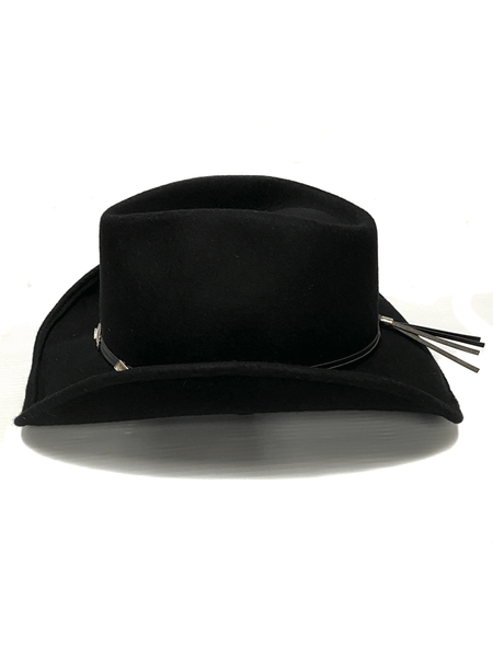 Stetson TWHWDR-833207 HOLLYWOOD DRIVE Wool Crushable Western Hat Black side view. If you need any assistance with this item or the purchase of this item please call us at five six one seven four eight eight eight zero one Monday through Saturday 10:00a.m EST to 8:00 p.m EST