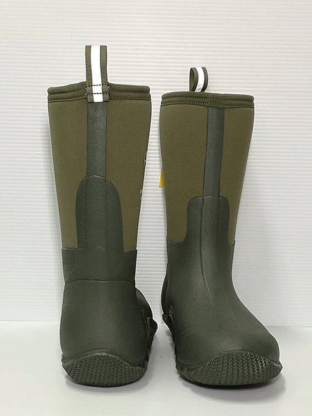 Muck EMC-300 Mens Edgewater Classic Mid Boot Moss Green front and back view