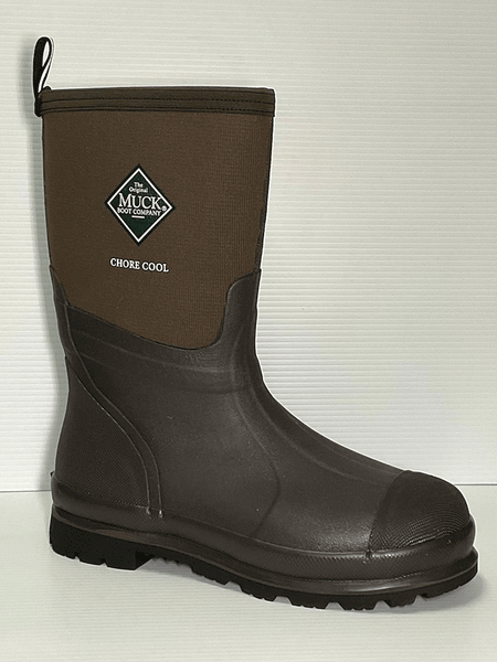Muck CMCT-900 Mens Chore Cool Mid Boot Brown front-side view