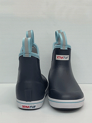 Xtratuf XWAB-201 Womens Ankle Deck Boot Navy front and back view. If you need any assistance with this item or the purchase of this item please call us at five six one seven four eight eight eight zero one Monday through Saturday 10:00a.m EST to 8:00 p.m EST
