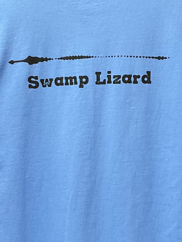 JC Western 3PC61SS Mens Swamp Lizard Short Sleeve Tees Light Blue back view. If you need any assistance with this item or the purchase of this item please call us at five six one seven four eight eight eight zero one Monday through Saturday 10:00a.m EST to 8:00 p.m EST