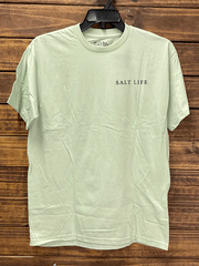 Salt Life SLM10873 Mens Atlas Hog Short Sleeve Tee Seafoam front view. If you need any assistance with this item or the purchase of this item please call us at five six one seven four eight eight eight zero one Monday through Saturday 10:00a.m EST to 8:00 p.m EST