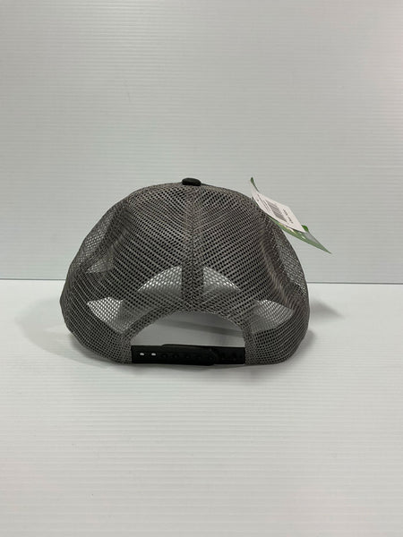 John Deere LP68009 Oilskin Barbwire Front Cap Black back view. If you need any assistance with this item or the purchase of this item please call us at five six one seven four eight eight eight zero one Monday through Saturday 10:00a.m EST to 8:00 p.m EST