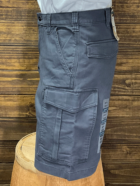 Carhartt 103542-029 Mens Rugged Flex® Relaxed Fit Canvas Cargo Work Short Shadow left side view. If you need any assistance with this item or the purchase of this item please call us at five six one seven four eight eight eight zero one Monday through Saturday 10:00a.m EST to 8:00 p.m EST