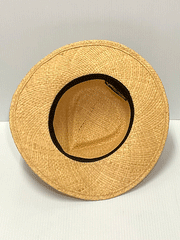 Shady Brady VOYAGER 1AD02S Non-Vented Straw Hat Natural inside view. If you need any assistance with this item or the purchase of this item please call us at five six one seven four eight eight eight zero one Monday through Saturday 10:00a.m EST to 8:00 p.m EST