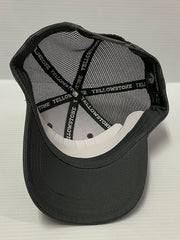 Changes 66-656-139 Mens Yellowstone Dutton Ranch Logo Patch Cap Grey inside view. If you need any assistance with this item or the purchase of this item please call us at five six one seven four eight eight eight zero one Monday through Saturday 10:00a.m EST to 8:00 p.m EST
