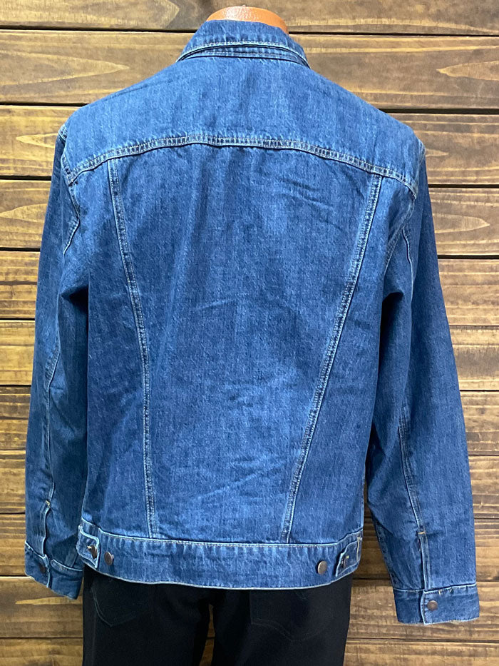 Buy West Louis Mens Denim Jean Jacket Fleece Lining Jeans Jacket Cowboy  Style Denim Jacket (Light Blue, X-Small) at