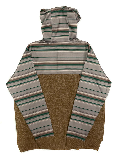 Hooey HH1194TN Mens Jimmy Stripe Hoody Tan back view. If you need any assistance with this item or the purchase of this item please call us at five six one seven four eight eight eight zero one Monday through Saturday 10:00a.m EST to 8:00 p.m EST