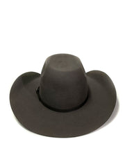Resistol RWHODM-904253 Hooey Day Money Felt Hat Grey back view. If you need any assistance with this item or the purchase of this item please call us at five six one seven four eight eight eight zero one Monday through Saturday 10:00a.m EST to 8:00 p.m EST