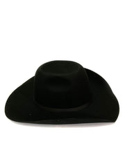 Resistol RWHODM-904207 Hooey Day Money Felt Hat Black side view. If you need any assistance with this item or the purchase of this item please call us at five six one seven four eight eight eight zero one Monday through Saturday 10:00a.m EST to 8:00 p.m EST