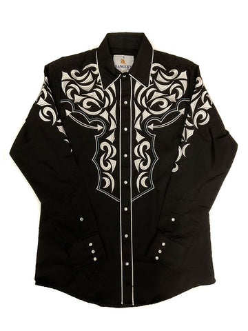 トップス Discharge COWBOY Shirt / Black Discharge 2-Sided Discharge T Shirt Crust Punk Hardcore Vintage