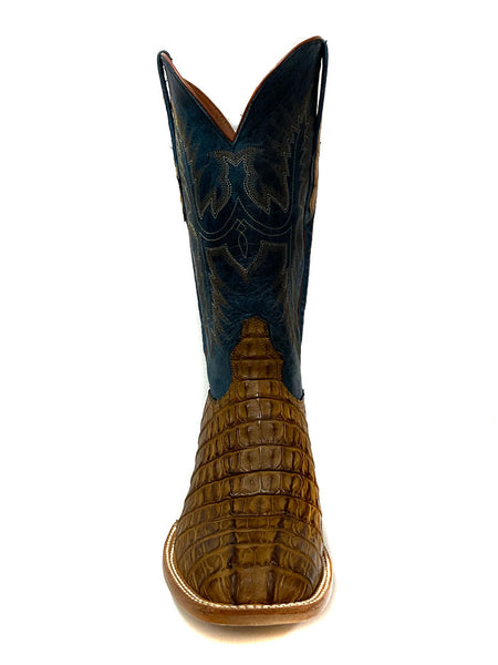 Black Jack PUCG7148 Mens Caiman Crocodile Tail Boots Pull Up Cognac front view. If you need any assistance with this item or the purchase of this item please call us at five six one seven four eight eight eight zero one Monday through Saturday 10:00a.m EST to 8:00 p.m EST