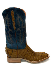 Black Jack PUCG7148 Mens Caiman Crocodile Tail Boots Pull Up Cognac side view. If you need any assistance with this item or the purchase of this item please call us at five six one seven four eight eight eight zero one Monday through Saturday 10:00a.m EST to 8:00 p.m EST