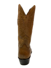 Black Jack BT562 Mens Alligator Tail Goat Boots Burnished Tan back view. If you need any assistance with this item or the purchase of this item please call us at five six one seven four eight eight eight zero one Monday through Saturday 10:00a.m EST to 8:00 p.m EST