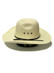 Twister T71639 Youth Bangora Straw Western Hat Ivory side view. If you need any assistance with this item or the purchase of this item please call us at five six one seven four eight eight eight zero one Monday through Saturday 10:00a.m EST to 8:00 p.m EST