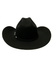 Stetson SBAPCH-754007 Apache 4X Buffalo Felt Hat Black back view. If you need any assistance with this item or the purchase of this item please call us at five six one seven four eight eight eight zero one Monday through Saturday 10:00a.m EST to 8:00 p.m EST