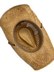 Stetson SSSTCR-40348R Stoney Creek Straw Cowboy Hat Natural inside view. If you need any assistance with this item or the purchase of this item please call us at five six one seven four eight eight eight zero one Monday through Saturday 10:00a.m EST to 8:00 p.m EST