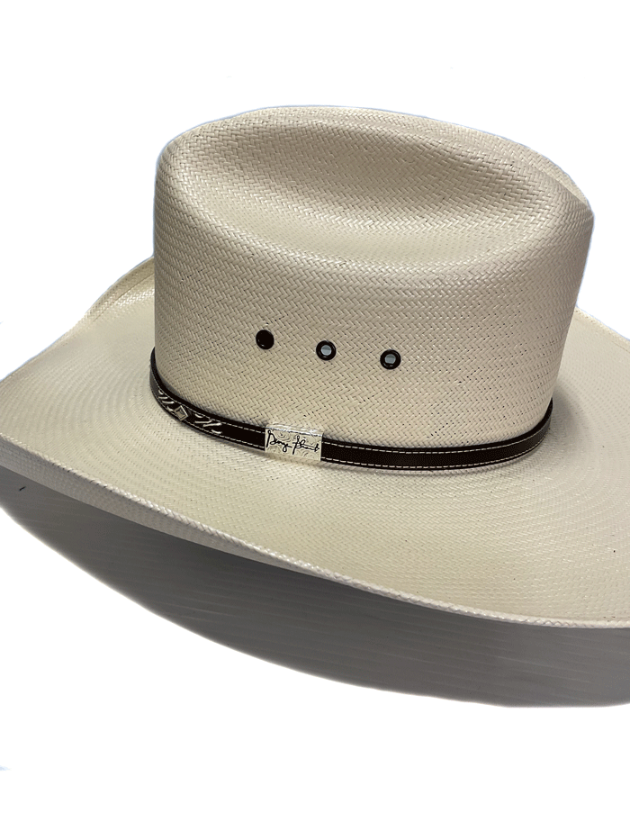 Resistol RSLAMB-304281 George Strait Collection Lambert 10X Straw Hat Natural front and side view. If you need any assistance with this item or the purchase of this item please call us at five six one seven four eight eight eight zero one Monday through Saturday 10:00a.m EST to 8:00 p.m EST