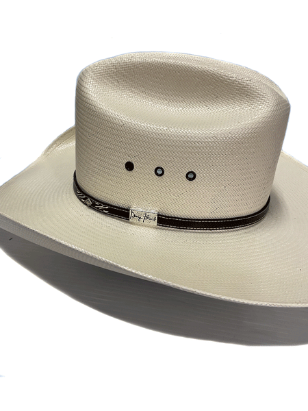 Resistol RSLAMB-304281 George Strait Collection Lambert 10X Straw Hat Natural side view band detail