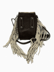 Ariat A770007402 Womens Monroe Cell Phone Crossbody Brown back view. If you need any assistance with this item or the purchase of this item please call us at five six one seven four eight eight eight zero one Monday through Saturday 10:00a.m EST to 8:00 p.m EST