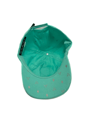 Ariat A300062433 Ladies Cactus Bull Skull Cap Turquoise inside view. If you need any assistance with this item or the purchase of this item please call us at five six one seven four eight eight eight zero one Monday through Saturday 10:00a.m EST to 8:00 p.m EST