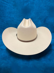 Larry Mahan MS2442OPLX 10X OPLIN Straw Hat Ivory back view. If you need any assistance with this item or the purchase of this item please call us at five six one seven four eight eight eight zero one Monday through Saturday 10:00a.m EST to 8:00 p.m EST