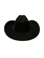 Serratelli BRONCO414BK 6X Felt Western Hat Black back view. If you need any assistance with this item or the purchase of this item please call us at five six one seven four eight eight eight zero one Monday through Saturday 10:00a.m EST to 8:00 p.m EST