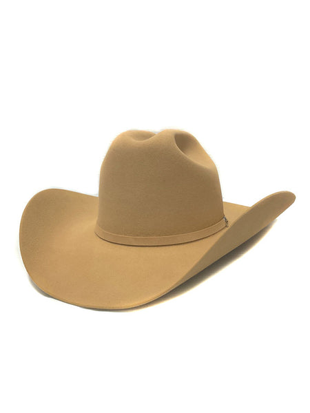 Stetson SFPGSA-7542BS70 Pagosa 6X Felt Hat BS Butterscotch side / front view. If you need any assistance with this item or the purchase of this item please call us at five six one seven four eight eight eight zero one Monday through Saturday 10:00a.m EST to 8:00 p.m EST