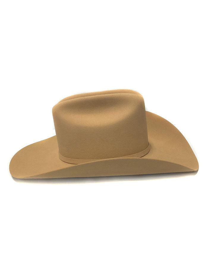 Stetson SFPGSA-7542BS70 Pagosa 6X Felt Hat BS Butterscotch side / front view. If you need any assistance with this item or the purchase of this item please call us at five six one seven four eight eight eight zero one Monday through Saturday 10:00a.m EST to 8:00 p.m EST
