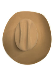 Stetson SFPGSA-7542BS70 Pagosa 6X Felt Hat BS Butterscotch top view.If you need any assistance with this item or the purchase of this item please call us at five six one seven four eight eight eight zero one Monday through Saturday 10:00a.m EST to 8:00 p.m EST