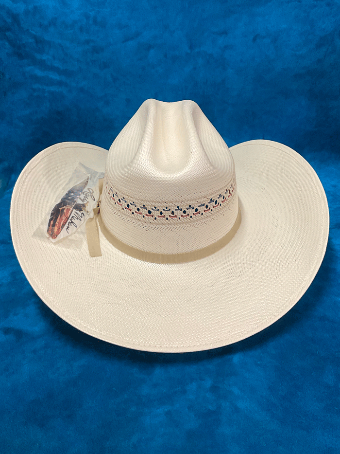 Larry Mahan MS4V42WYAX4414 10X WYATT Straw Hat Tan