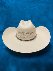 Larry Mahan MSP430BUHX 10X BUCKHORN Straw Hat Ivory back view. If you need any assistance with this item or the purchase of this item please call us at five six one seven four eight eight eight zero one Monday through Saturday 10:00a.m EST to 8:00 p.m EST