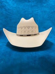 Larry Mahan MSP430BUHX 10X BUCKHORN Straw Hat Ivory front view. If you need any assistance with this item or the purchase of this item please call us at five six one seven four eight eight eight zero one Monday through Saturday 10:00a.m EST to 8:00 p.m EST