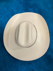 Larry Mahan MSP430BUHX 10X BUCKHORN Straw Hat Ivory top view. If you need any assistance with this item or the purchase of this item please call us at five six one seven four eight eight eight zero one Monday through Saturday 10:00a.m EST to 8:00 p.m EST