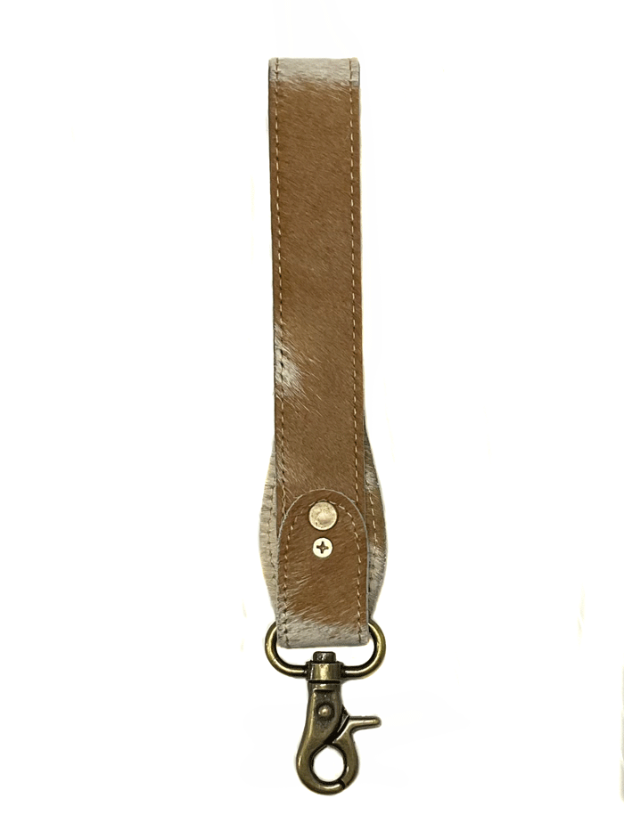 Myra Bag S-6814 Womens Vegeto Key Fob Brown front view. If you need any assistance with this item or the purchase of this item please call us at five six one seven four eight eight eight zero one Monday through Saturday 10:00a.m EST to 8:00 p.m EST
