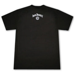 Ely Cattleman 15261500JD-89 Mens Jack Daniel's JACK LIVES HERE T-Shirt Black back view. If you need any assistance with this item or the purchase of this item please call us at five six one seven four eight eight eight zero one Monday through Saturday 10:00a.m EST to 8:00 p.m EST
