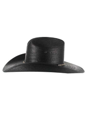 Resistol RSASCWBJA4107 Jason Aldean Asphalt Cowboy Straw Hat Black side view