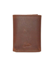 Men's Justin Tri-Fold 2 Tone Black Brown Leather Wallet 1920568W4