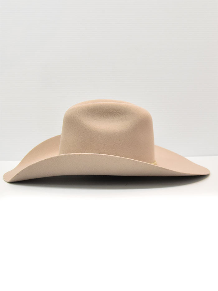 Justin JF0230WACO4410 2X Felt Waco Belly Premium Cowboy Hat Tan front and side view