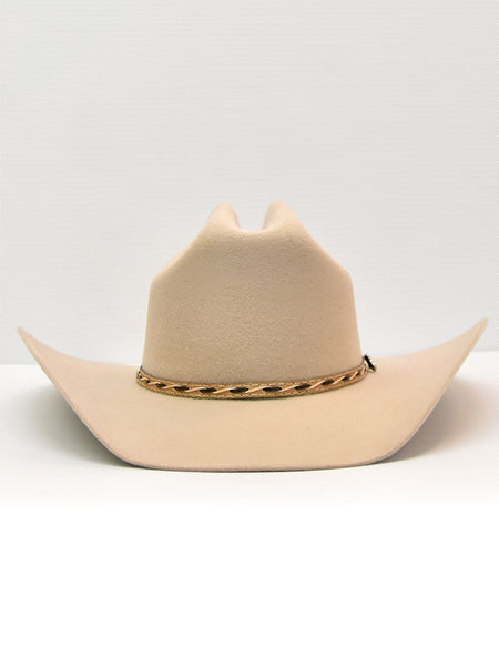 Justin JF0242BNZA4010 Mens Bonanza 2X Felt Cowboy Hat  front view. If you need any assistance with this item or the purchase of this item please call us at five six one seven four eight eight eight zero one Monday through Saturday 10:00a.m EST to 8:00 p.m EST