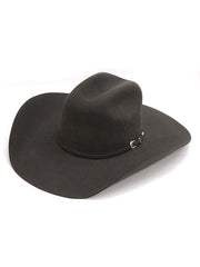Justin JF0330DNT2 Mens Denton II Cattleman 3X Wool Hat Smoke at JC Western Wear