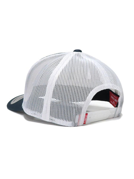 Kimes Ranch AMERICAN TRUCKER Mesh Back Cap Navy back view. If you need any assistance with this item or the purchase of this item please call us at five six one seven four eight eight eight zero one Monday through Saturday 10:00a.m EST to 8:00 p.m EST